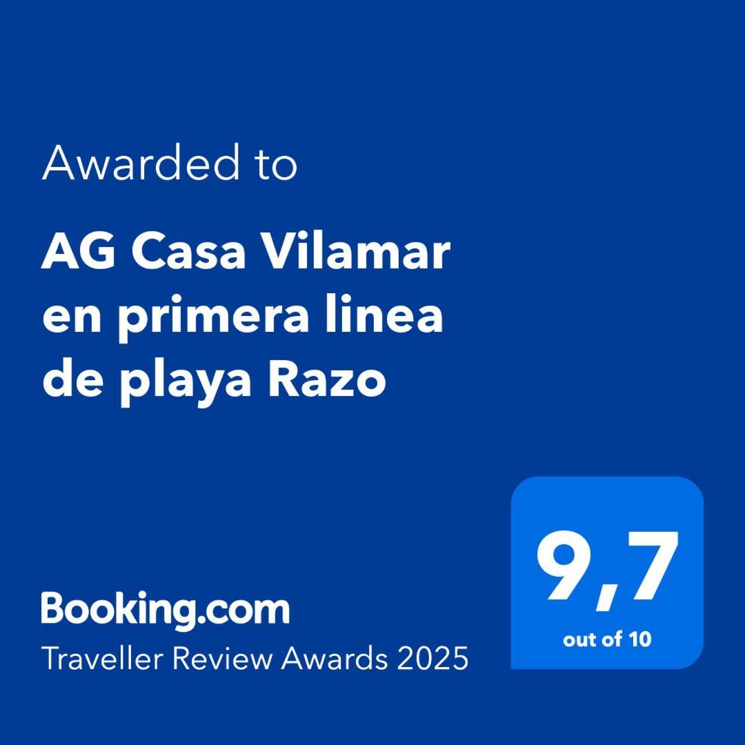 Razo da Costa Ag Casa Vilamar En Primera Linea De Playa Razo מראה חיצוני תמונה